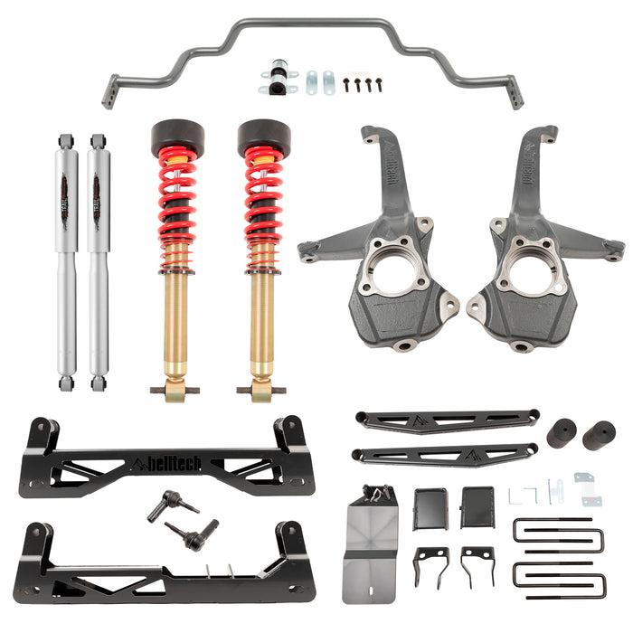 Belltech 150210HK 6-8" Lift Kit Inc. Front and Rear Trail Performance Coilovers/Shocks - Truck Part Superstore