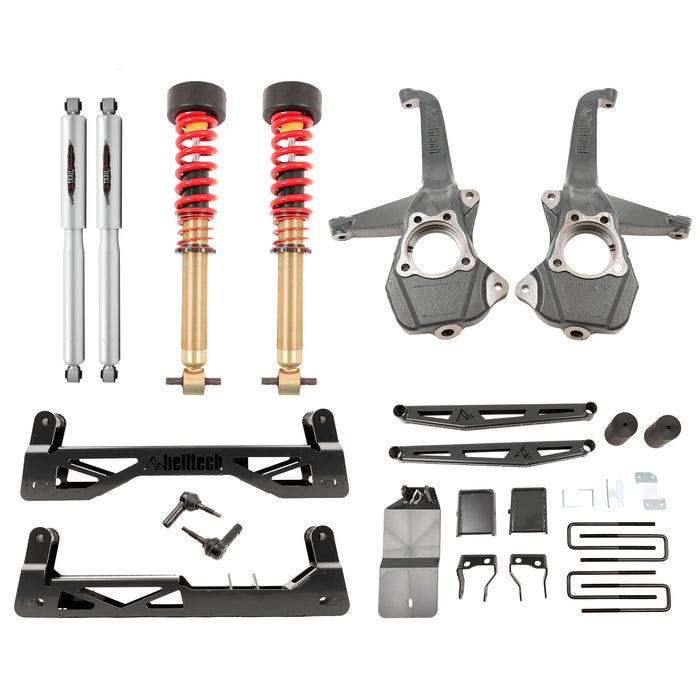 Belltech 150210TPC 6-8" Lift Kit Inc. Front and Rear Trail Performance Coilovers/Shocks - Truck Part Superstore