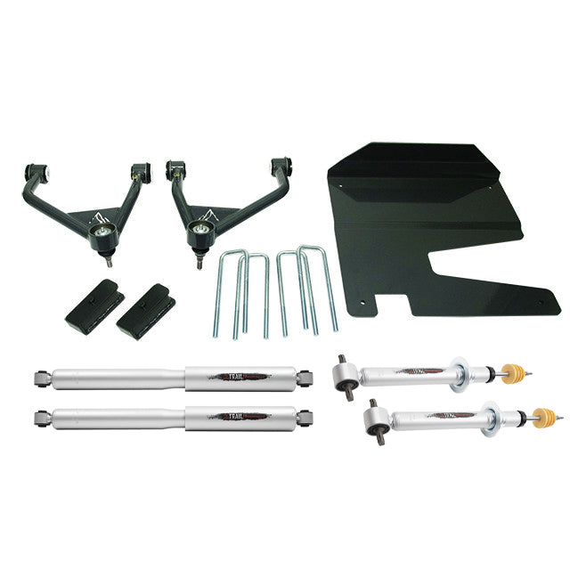 Belltech 150212TP 4" Lift Kit Inc. Front and Rear Trail Performance Struts/Shocks - Truck Part Superstore