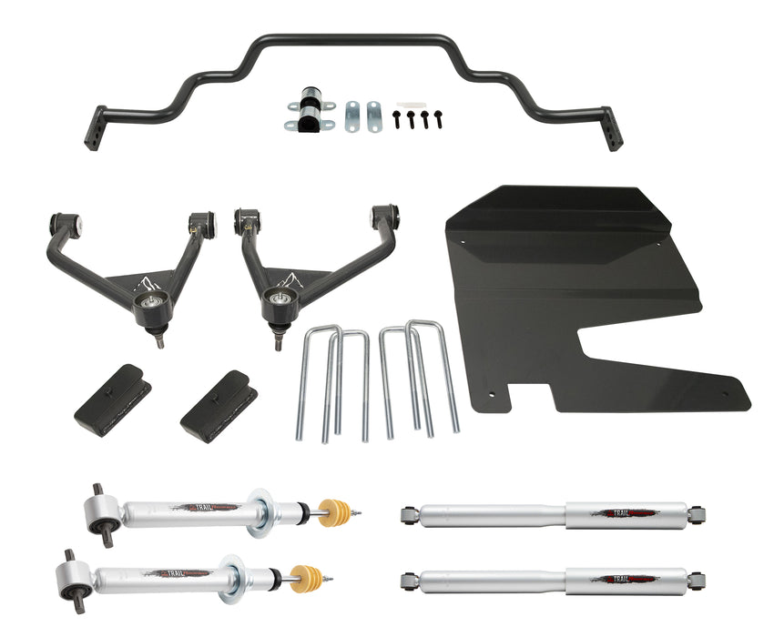 Belltech 150212TPS 4" Lift Kit Inc. Front and Rear Trail Performance Struts/Shocks - Truck Part Superstore