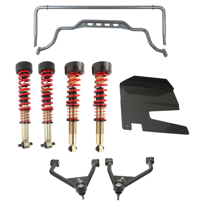 Belltech 150220HK 4" Lift Kit Inc. Front and Rear Trail Performance Coilovers - Truck Part Superstore