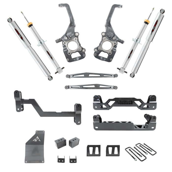 Belltech 152501TP 6"-7" Lift Kit Inc. Front and Rear Trail Performance Struts/Shocks - Truck Part Superstore