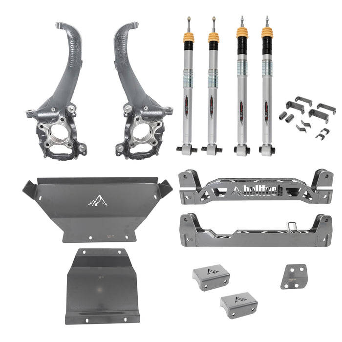 Belltech 152600TP 4-7.5" Lift Kit Inc. Front and Rear Trail Performance Struts - Truck Part Superstore