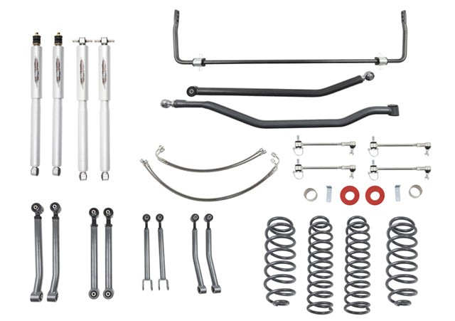 Belltech 153201TPS 4" Lift Kit Inc. Front and Rear Trail Performance Shocks - Truck Part Superstore