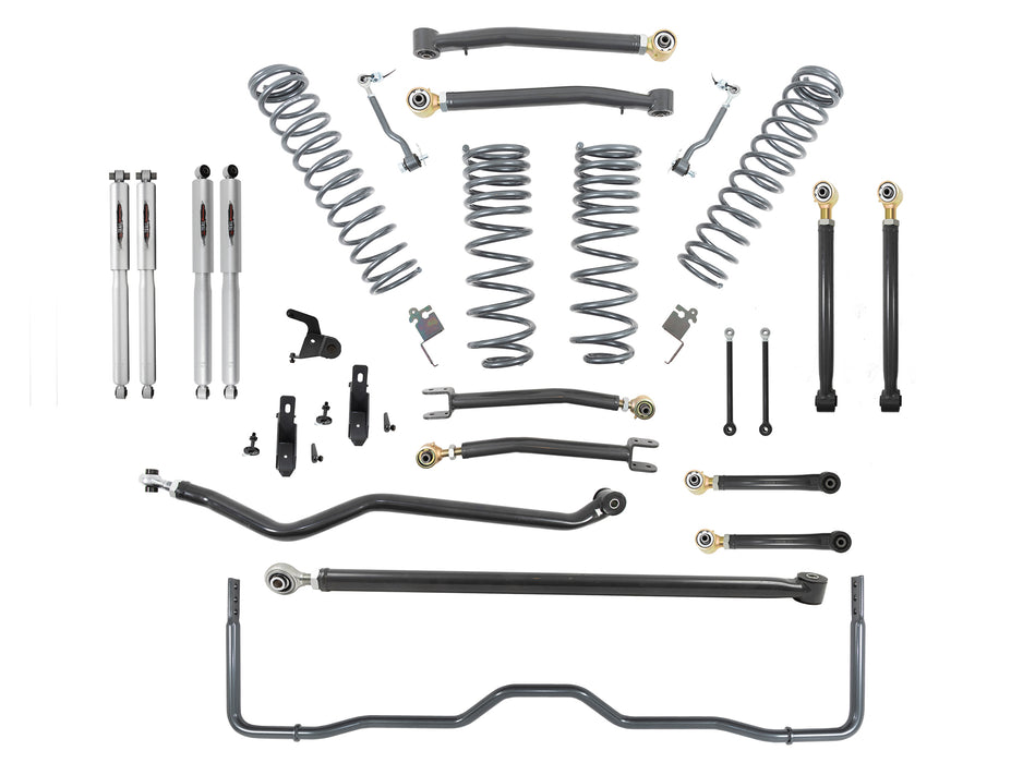 Belltech 153206TPS 4" Lift Kit Inc. Front and Rear Trail Performance Shocks - Truck Part Superstore