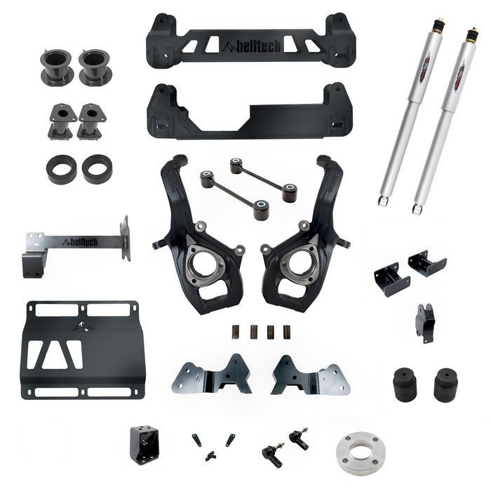 Belltech 153712BK 6" Lift Kit Inc. Rear Trail Performance Shocks Only - Truck Part Superstore