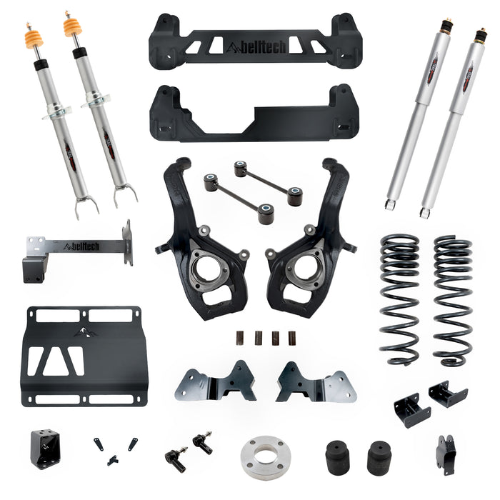 Belltech 153712TP 6"-8" Lift Kit Inc. Front and Rear Trail Performance Struts/Shocks - Truck Part Superstore