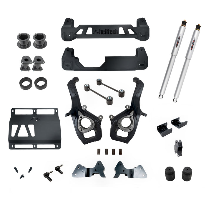 Belltech 153713BK 7" Lift Kit Inc. Rear Trail Performance Shocks Only - Truck Part Superstore