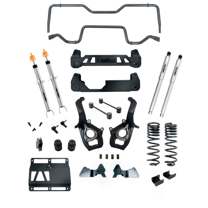Belltech 153713TPS 6-9" Lift Kit Inc. Front and Rear Trail Performance Struts/Shocks - Truck Part Superstore