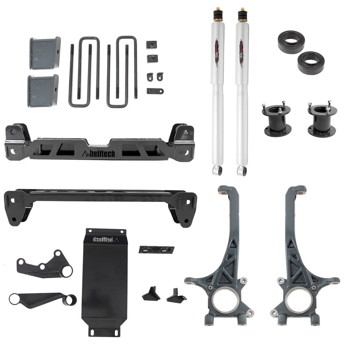 Belltech 154301BK6 6" Lift Kit Inc. Rear Trail Performance Shocks Only - Truck Part Superstore
