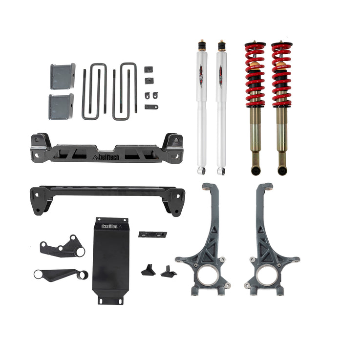 Belltech 154301TPC 4-6" Lift Kit Inc. Front and Rear Trail Performance Coilovers/Shocks - Truck Part Superstore