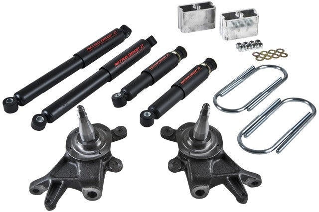 Belltech 440ND Front And Rear Complete Kit W/ Nitro Drop 2 Shocks - Truck Part Superstore