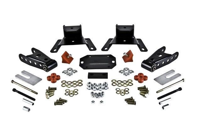 Belltech 6417 4" Drop Leaf Spring Shackle & Hanger Kit (Front Hanger/Rear Shackle) - Truck Part Superstore