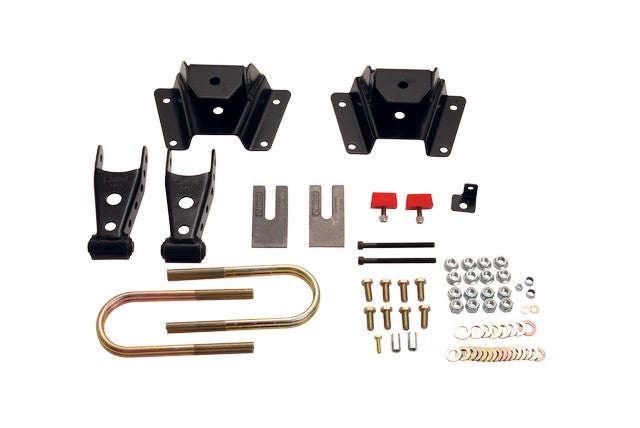 Belltech 6419 4" Drop Leaf Spring Shackle & Hanger Kit (Front Hanger/Rear Shackle) - Truck Part Superstore