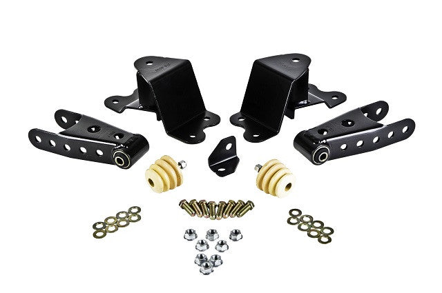 Belltech 6500 4" Drop Leaf Spring Shackle & Hanger Kit (Front Hanger/Rear Shackle) - Truck Part Superstore
