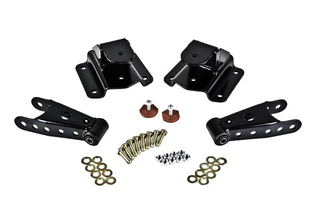 Belltech 6580 4" Drop Leaf Spring Shackle & Hanger Kit (Front Hanger/Rear Shackle) - Truck Part Superstore