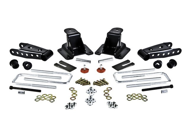 Belltech 6592 4" Drop Leaf Spring Shackle & Hanger Kit (Front Hanger/Rear Shackle) - Truck Part Superstore