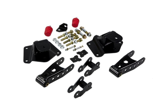 Belltech 6636 4" Drop Leaf Spring Shackle & Hanger Kit (Front Hanger/Rear Shackle) - Truck Part Superstore