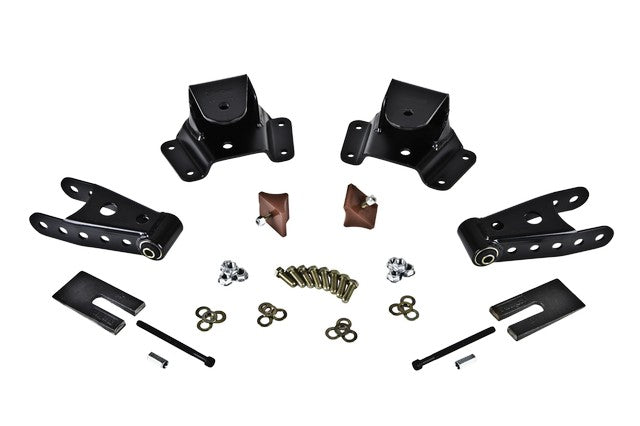 Belltech 6750 4" Drop Leaf Spring Shackle & Hanger Kit (Front Hanger/Rear Shackle) - Truck Part Superstore