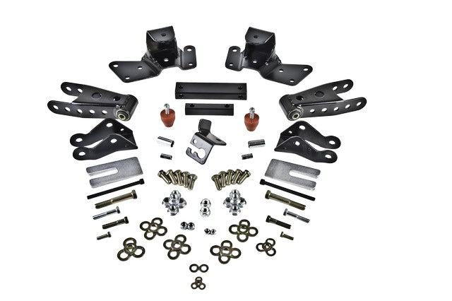 Belltech 6909 4" Drop Leaf Spring Shackle & Hanger Kit (Front Hanger/Rear Shackle) - Truck Part Superstore