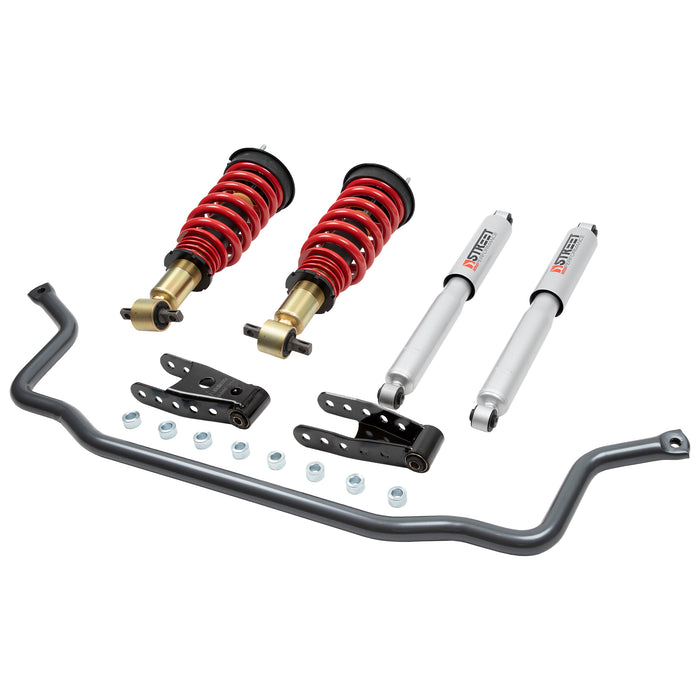 Belltech 985HK Complete Kit Inc. Height Adjustable Front Coilovers & Front Sway Bar - Truck Part Superstore