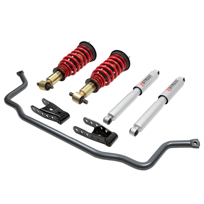 Belltech 985HK Complete Kit Inc. Height Adjustable Front Coilovers & Front Sway Bar - Truck Part Superstore