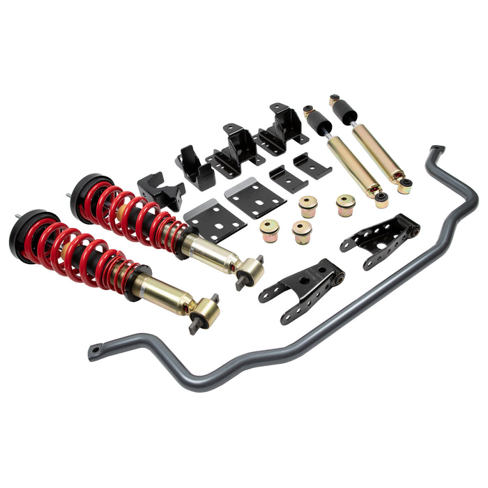 Belltech 987HKP Complete Kit Inc. Damping/Height Adjustable Front Coilovers & Front Sway Bar - Truck Part Superstore