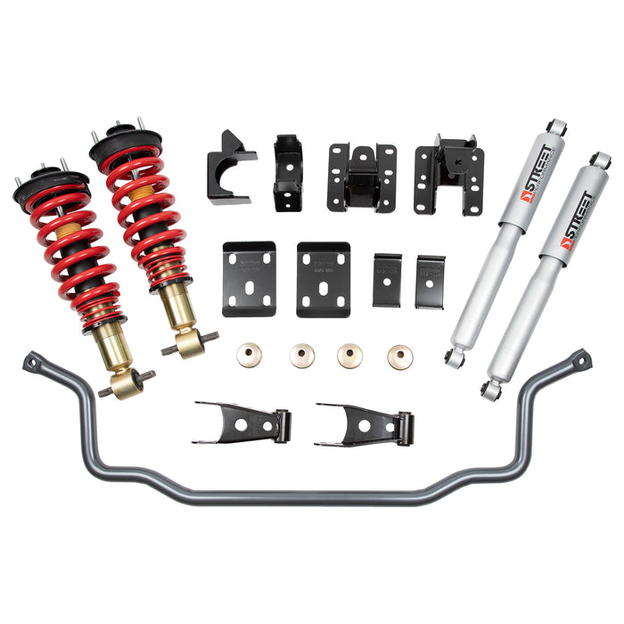 Belltech 987HK Complete Kit Inc. Height Adjustable Front Coilovers & Front Sway Bar - Truck Part Superstore