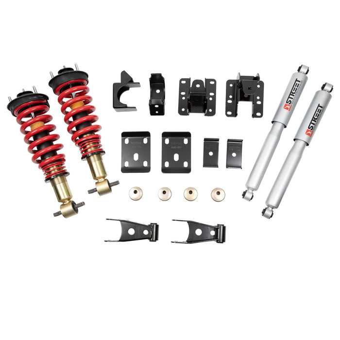 Belltech 987SPC Complete Kit Inc. Height Adjustable Front Coilovers - Truck Part Superstore