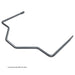 Belltech 5523 1 1/8" / 28mm Rear Anti-Sway Bar w/ Hardware - Truck Part Superstore
