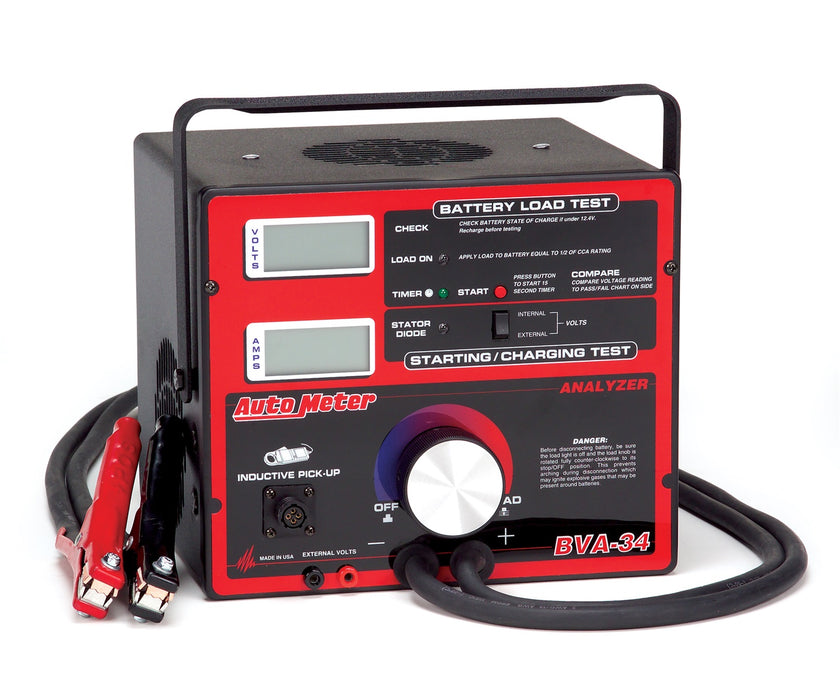 AutoMeter BVA-34 BVA-34; 800 Amp Variable Load Battery/Electrical System Tester - Truck Part Superstore