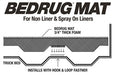 BedRug BMQ17SBS BEDMAT FOR SPRAY-IN OR NO BED LINER 17+FORD SUPERDUTY 6.5ft. SHORT BED - Truck Part Superstore