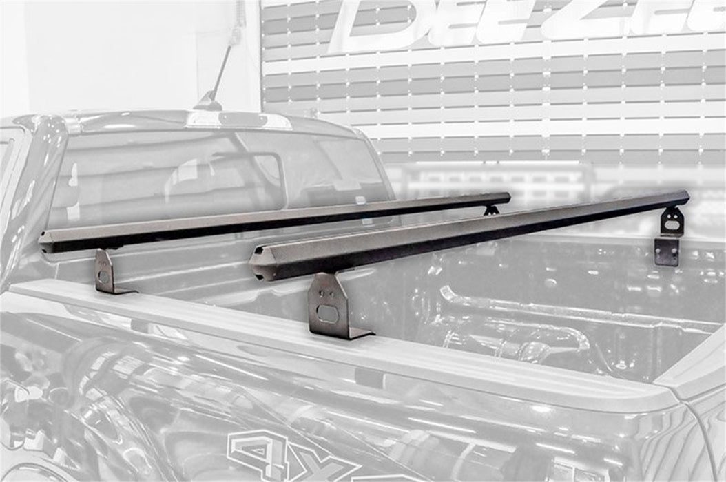 Dee Zee DZ99781TB Hex Series Universal Cross Rail; Full Size; Aluminum; Textured Black; - Truck Part Superstore