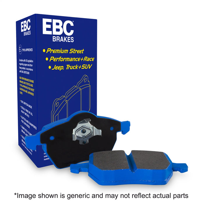 EBC Brakes DP52132NDX Bluestuff NDX Full Race Brake Pads; Rear; - Truck Part Superstore