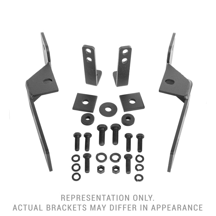 Go Rhino 565360TK Mounting brackets are application-specific for a precise fit on your vehicle - Truck Part Superstore