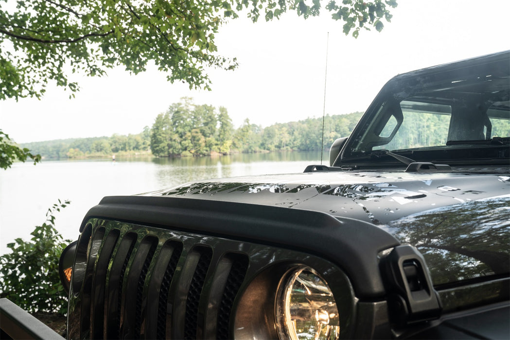 Bushwacker 14093 TrailArmor™ Hood Stone Guard; Black; - Truck Part Superstore