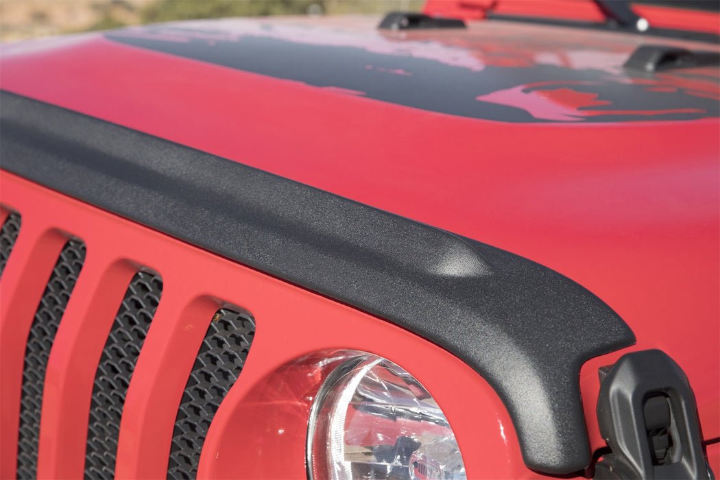 Bushwacker 14093 TrailArmor™ Hood Stone Guard; Black; - Truck Part Superstore