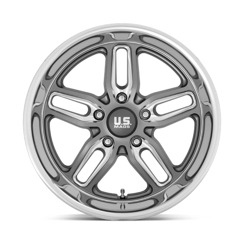 US Mag 1PC U12918957352 U129 18X9.5 5X5.0 MT-GNMTL-MIL 01MM - Truck Part Superstore