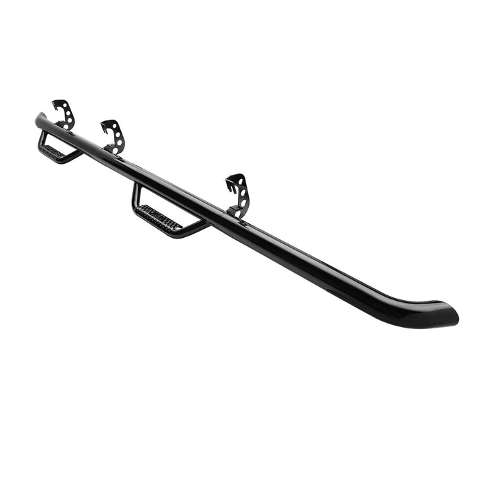 Smittybilt C11100CC Nerf Steps 11-12 Silverado/Sierra 2500/3500 HD Crew Cab 6.6  Bed 4 Step Gloss Black Smittybilt - Truck Part Superstore
