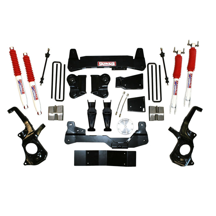 Skyjacker C11781KH Suspension Lift Kit 11-19 Silverado/Sierra 3500 HD w/Shock 7 Inch Lift Incl. Crossmembers Diff Skid Plate TB Brackets Nitro Shocks Skyjacker - Truck Part Superstore