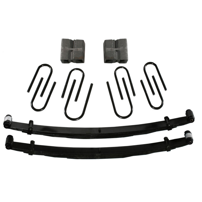 Skyjacker C140CK Lift Kit 4 Inch Lift 77-86 Chevrolet K30 77-78 GMC K35 79-86 GMC K3500 87 Chevrolet V30 87 GMC V3500 Includes Front Leaf Springs Front/Rear U Bolt Kits Bushing Kit Rear Block Skyjacker - Truck Part Superstore