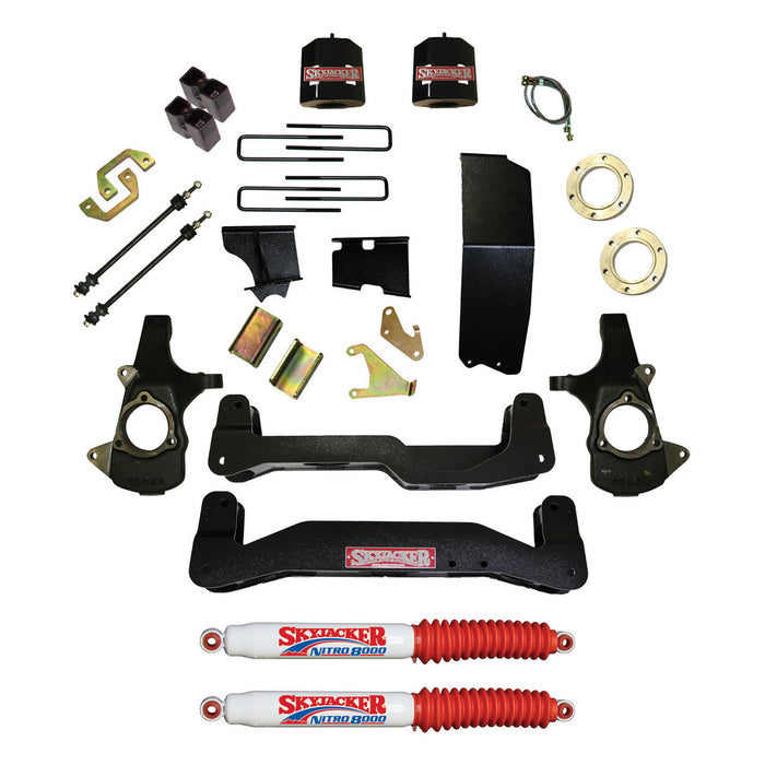 Skyjacker C14660APK-N Suspension Lift Kit 14-17 Silverado/Sierra 1500 w/Shock Nitro Shocks 6-7 Inch Lift Incl. Front Spacers Blocks Skyjacker - Truck Part Superstore