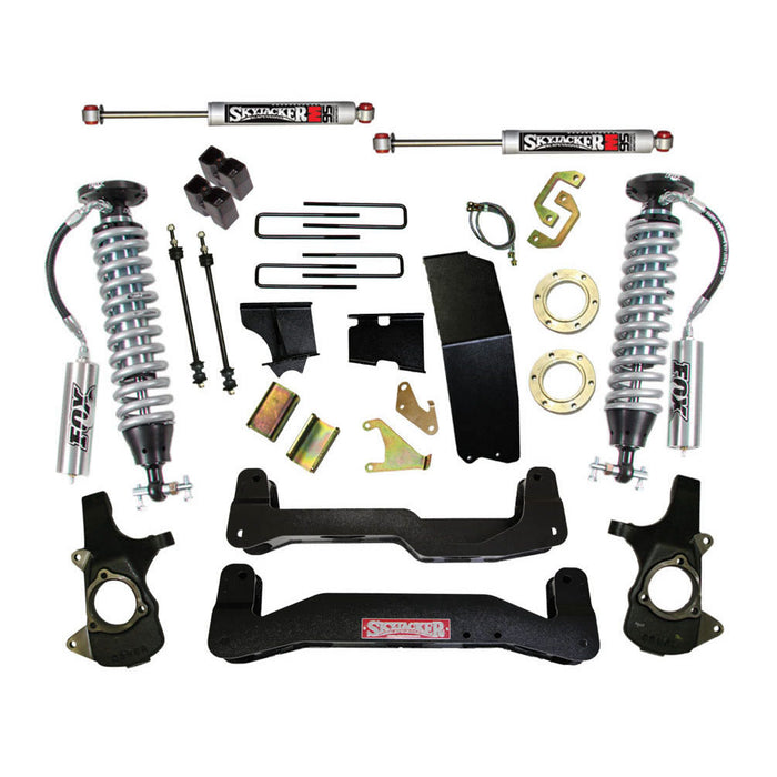 Skyjacker C14662ALSKM LeDuc Series Coil Over Kit w/Shock 6-7 Inch Lift 14-18 Silverado/Sierra 1500 Incl. Knuckles Crossmembers Strut Block/UBolt For Use OEM w/Aluminum Steering Knuckles Skyjacker - Truck Part Superstore