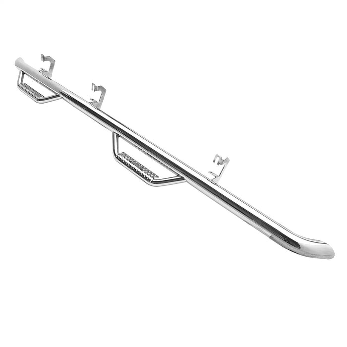 Smittybilt C1489CC-SS N-Fab Nerf Step Wheel-To-Wheel; Stainless Steel; 4 Step; - Truck Part Superstore