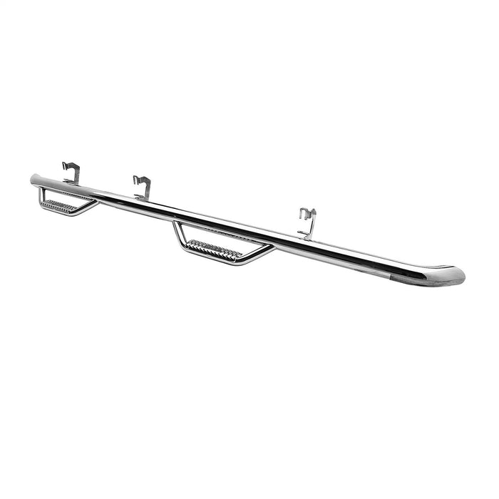 Smittybilt C1489CC-SS N-Fab Nerf Step Wheel-To-Wheel; Stainless Steel; 4 Step; - Truck Part Superstore