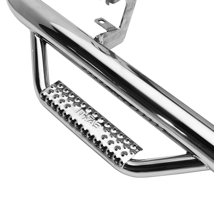 Smittybilt C1489CC-SS N-Fab Nerf Step Wheel-To-Wheel; Stainless Steel; 4 Step; - Truck Part Superstore