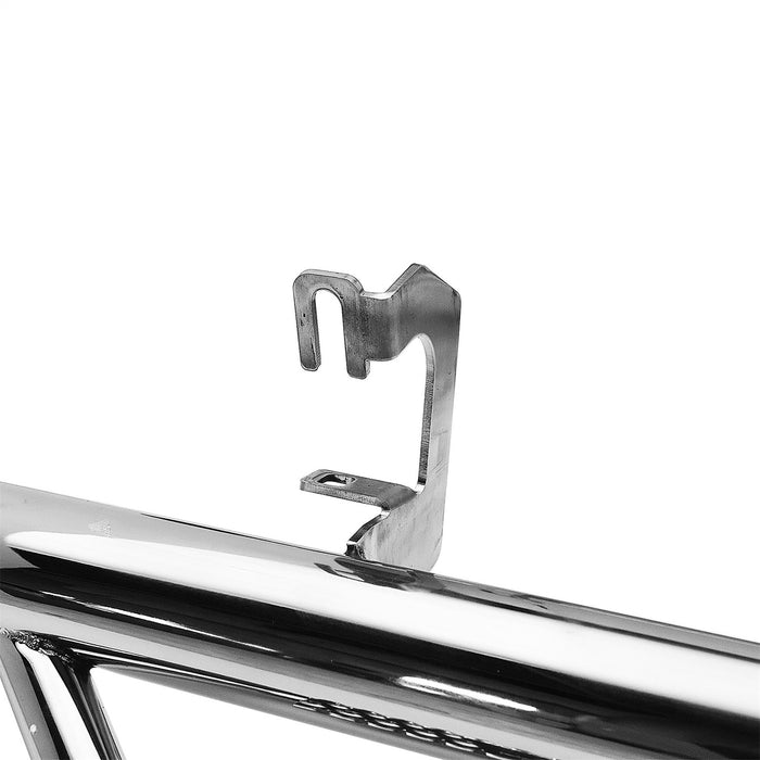 Smittybilt C1489CC-SS N-Fab Nerf Step Wheel-To-Wheel; Stainless Steel; 4 Step; - Truck Part Superstore