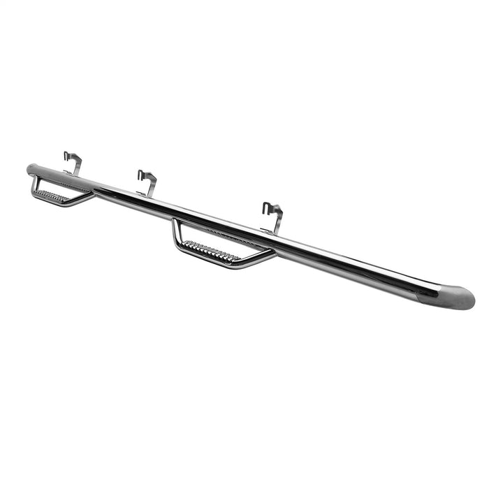 Smittybilt C1489QC-SS N-Fab Nerf Step Wheel-To-Wheel; Stainless Steel; 4 Step; - Truck Part Superstore