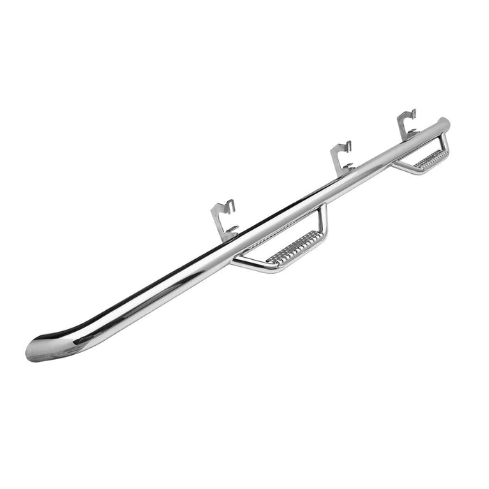 Smittybilt C1489QC-SS N-Fab Nerf Step Wheel-To-Wheel; Stainless Steel; 4 Step; - Truck Part Superstore