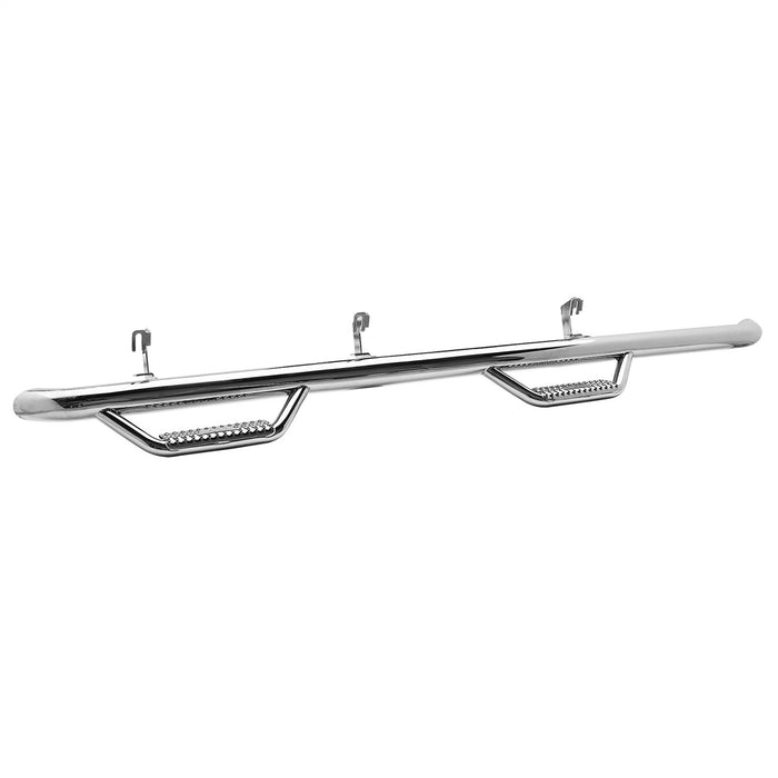 Smittybilt C1489QC-SS N-Fab Nerf Step Wheel-To-Wheel; Stainless Steel; 4 Step; - Truck Part Superstore